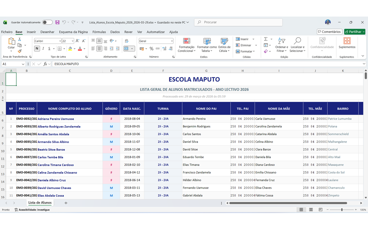 Exportações e Relatórios — SIGE SoftGenial